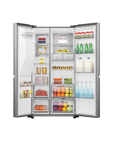 HISENSE SIDE BY SIDE 1795X910X730MT 632LT NF DAG LK INOX C #4 - RS818N4TIC HISENSE SIDE BY SIDE 1795X910X730MT 632LT NF DAG LK INOX C #4 - RS818N4TIC