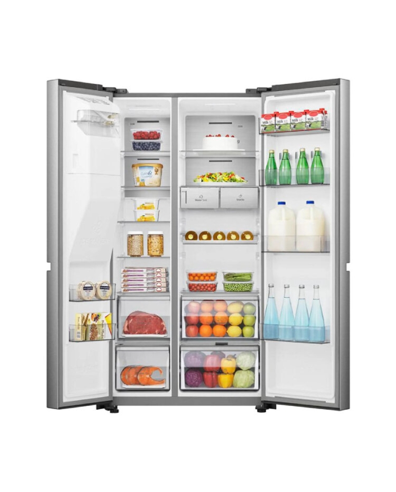 HISENSE SIDE BY SIDE 1795X910X730MT 632LT NF DAG LK INOX C #4 - RS818N4TIC