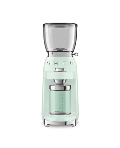 SMEG MOINHO CAFE 50GR 150W 8 FUNÇOES ANNI 50 VERDE AGUA - CGF11PGEU SMEG MOINHO CAFE 50GR 150W 8 FUNÇOES ANNI 50 VERDE AGUA - CGF11PGEU
