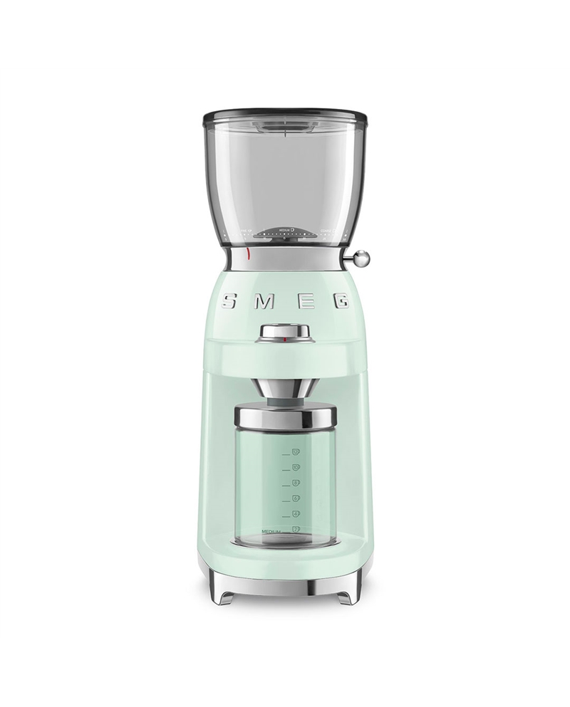 SMEG MOINHO CAFE 50GR 150W 8 FUNÇOES ANNI 50 VERDE AGUA - CGF11PGEU
