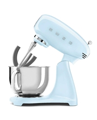 SMEG ROBOT COZINHA TAÇA 4,8LT 800W SERIE ANNI 50 AZUL CEU - SMF03PBEU