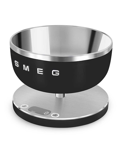 SMEG BALANÇA COZINHA DIGITAL MAX 5KG PRETO MATE #1 - KSC01BLMWW SMEG BALANÇA COZINHA DIGITAL MAX 5KG PRETO MATE #1 - KSC01BLMWW