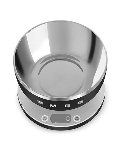 SMEG BALANÇA COZINHA DIGITAL MAX 5KG PRETO MATE #5 - KSC01BLMWW SMEG BALANÇA COZINHA DIGITAL MAX 5KG PRETO MATE #5 - KSC01BLMWW