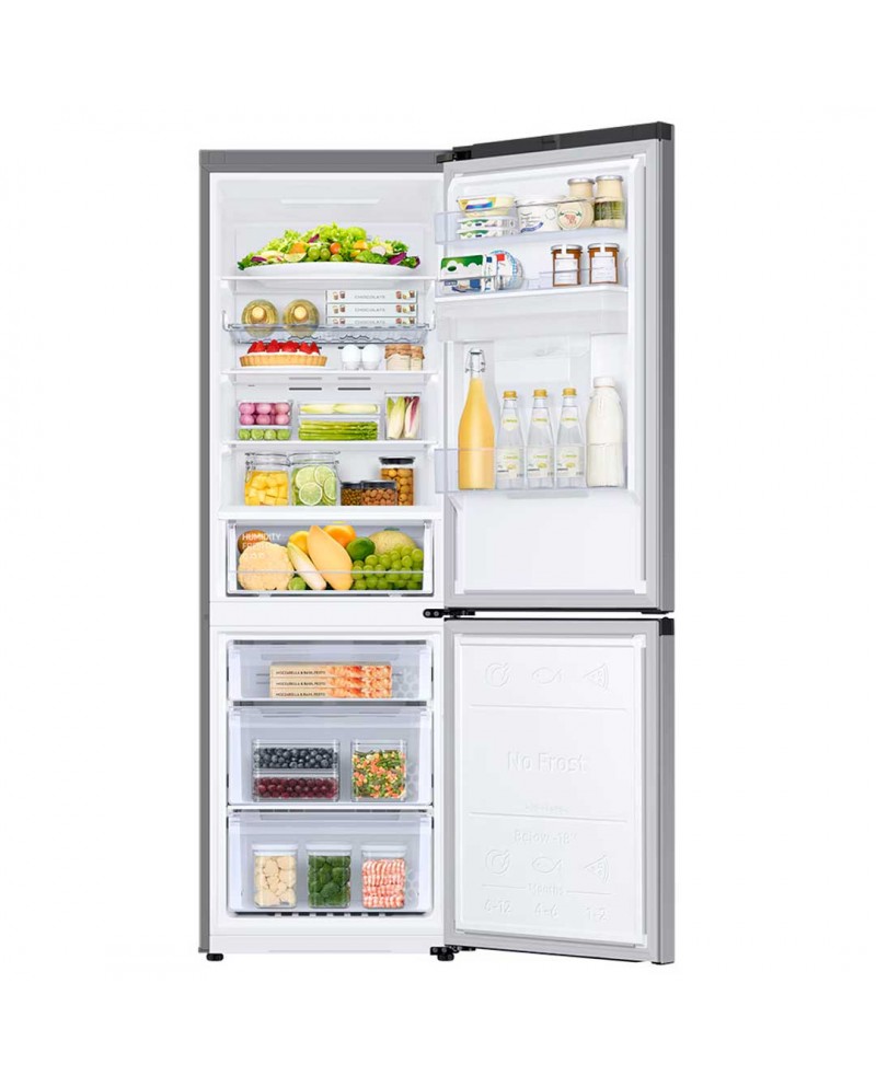 SAMSUNG COMBINADO 1,85X0,60X0,66MT 341LT DISP NF SILVER D