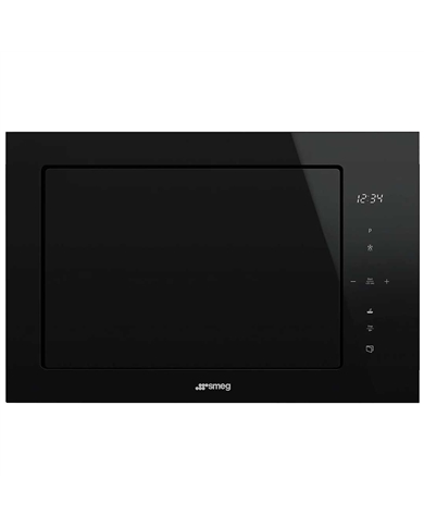 SMEG MICROONDAS INTEG 26LT PRETO - FMI625CN SMEG MICROONDAS INTEG 26LT PRETO - FMI625CN