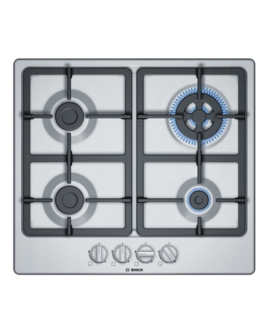 BOSCH PLACA 4GAS 60CM INOX - PGH6B5B90 BOSCH PLACA 4GAS 60CM INOX - PGH6B5B90