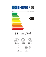 CANDY MAQUINA ROUPA INTEG 8KG 1400RT C #1 - CBW48D1XCE