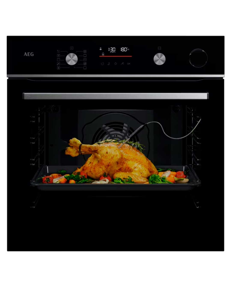 AEG FORNO MULTIF. VAPOR PIROLITICO 72LT PRETO A++ - GR6PB53FSB AEG FORNO MULTIF. VAPOR PIROLITICO 72LT PRETO A++ - GR6PB53FSB