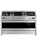SMEG FOGAO 150X60CM 7GAS 2FORNOS TERMOVENTILADO 131LT INOX A - A581 SMEG FOGAO 150X60CM 7GAS 2FORNOS TERMOVENTILADO 131LT INOX A - A581