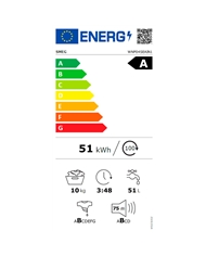 SMEG MAQUINA ROUPA 10KG 1400RT STEAMENERGY A #1 - WNP04SEAIN1 SMEG MAQUINA ROUPA 10KG 1400RT STEAMENERGY A #1 - WNP04SEAIN1