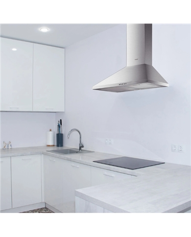 CATA CHAMINE 60CM 490M3/H INOX #3 - V6000XB CATA CHAMINE 60CM 490M3/H INOX #3 - V6000XB