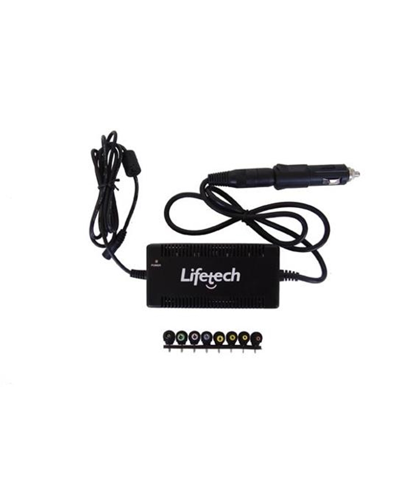 LIFETECH CARREGADOR NB POWER CAR - Notebook CAR Adaptor - LFCAB010