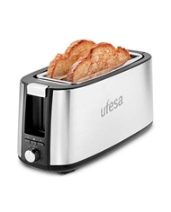 UFESA TORRADEIRA 750W 2 FENDAS INOX - TOASTIEDUO