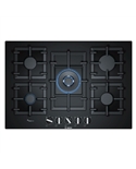 BOSCH PLACA 75CMS 5GAS VIDRO PRETO COMANDOS FRONTAIS - PPQ7A6B90