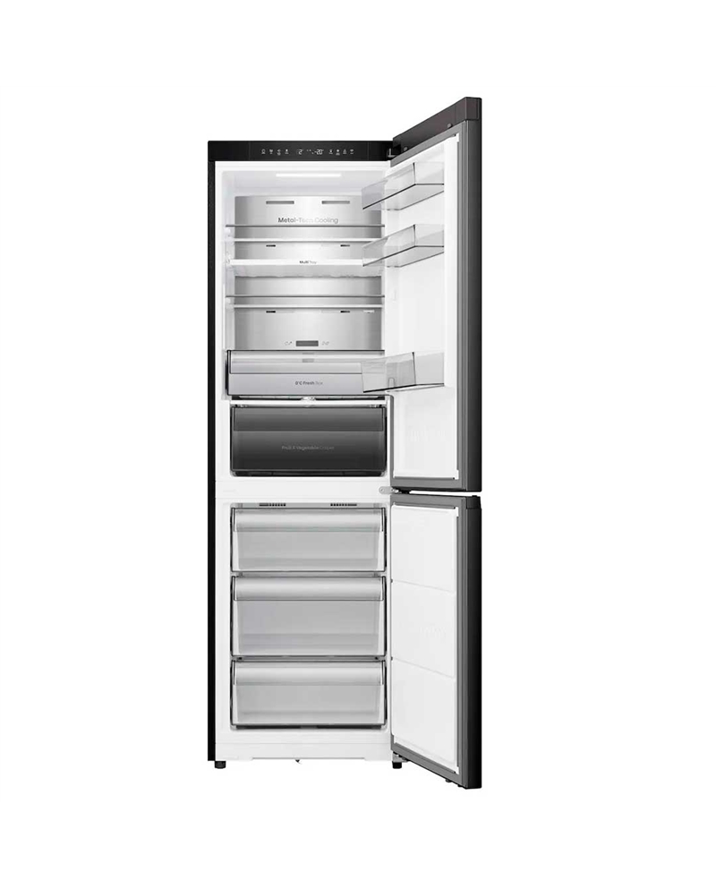 HISENSE COMBINADO 1856X595X600MT 330LT NF PRETO C #4 - RB3K330SAFC