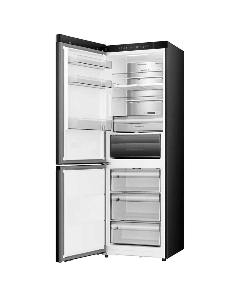 HISENSE COMBINADO 1856X595X600MT 330LT NF PRETO C #9 - RB3K330SAFC