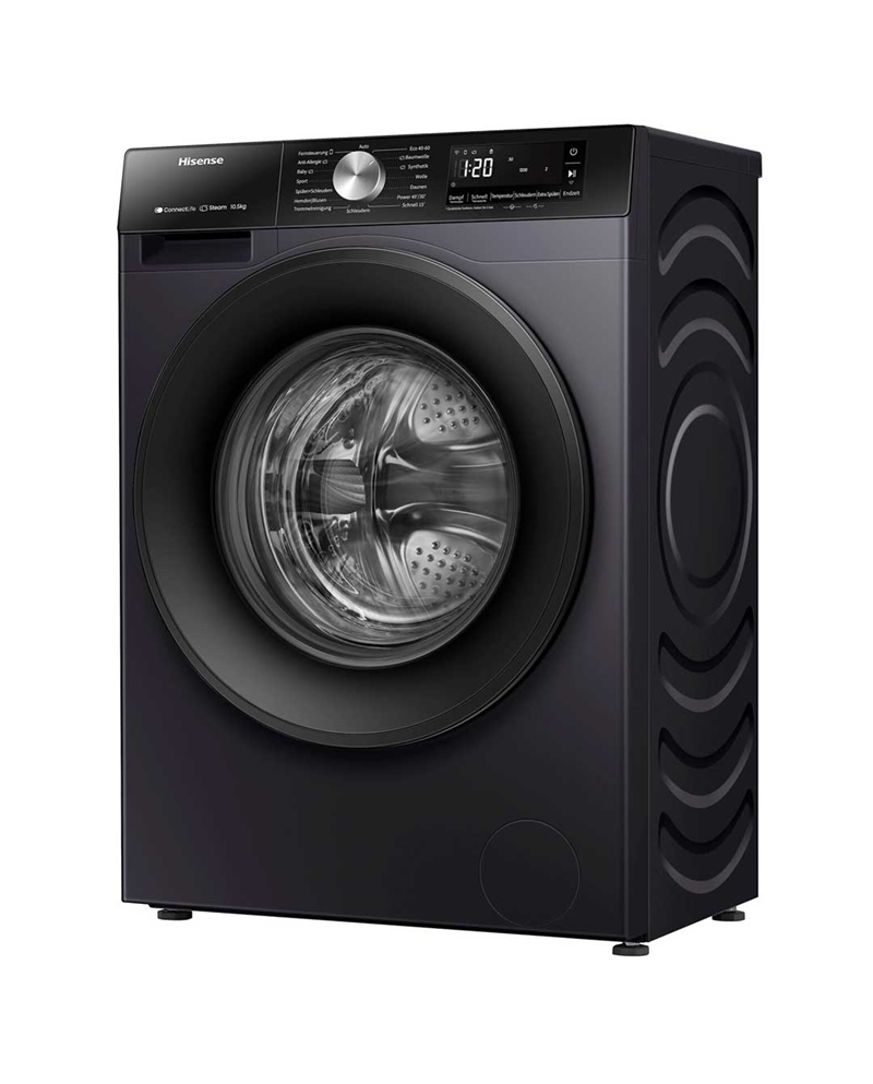 HISENSE MAQUINA ROUPA 10.5KG 1400RT PRETAA #3 - WF3S1043BB3