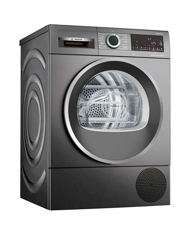 BOSCH SECADOR ROUPA 9KG BOMBA CALOR CINZA C - WQG245DRES BOSCH SECADOR ROUPA 9KG BOMBA CALOR CINZA C - WQG245DRES