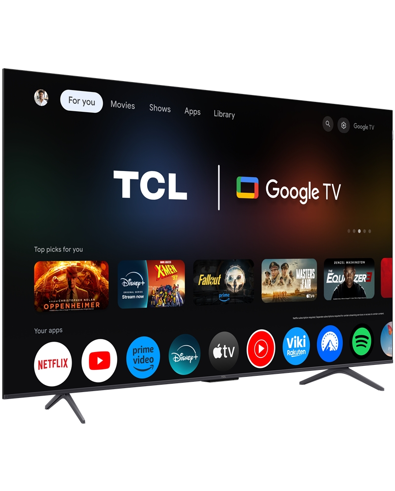 TCL QLED 55" 4K UHD GOOGLE TV 4HDMI 1USB F #4 - 55P8K