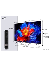TCL QLED 65" 4K UHD GOOGLE TV 4HDMI 1USB F - 65P8K
