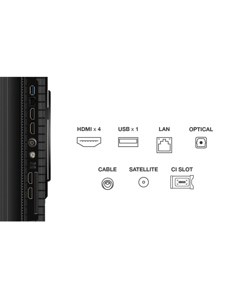 TCL QLED 75" 4K UHD GOOGLE TV 4HDMI 1USB F #1 - 75P8K