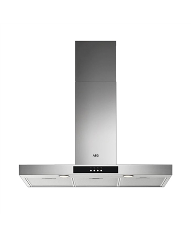 AEG CHAMINE PAREDE 90CM 600m3/h VIDRO PRETO/INOX C - DBB3951M AEG CHAMINE PAREDE 90CM 600m3/h VIDRO PRETO/INOX C - DBB3951M