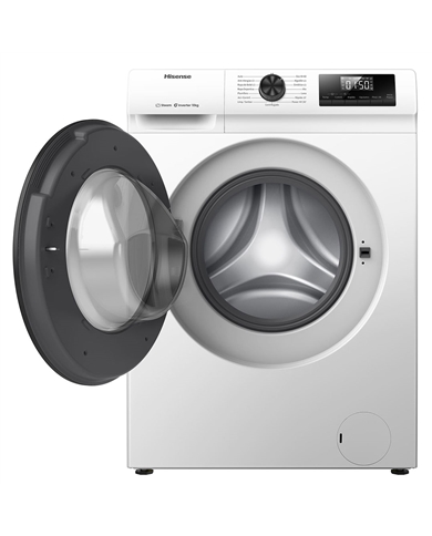 HISENSE MAQUINA ROUPA 10KG 1400RT INVERTER A #1 - WF1Q1041BW HISENSE MAQUINA ROUPA 10KG 1400RT INVERTER A #1 - WF1Q1041BW
