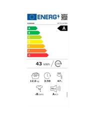HISENSE MAQUINA ROUPA 12KG 1400RT A #1 - WF7S1247BW