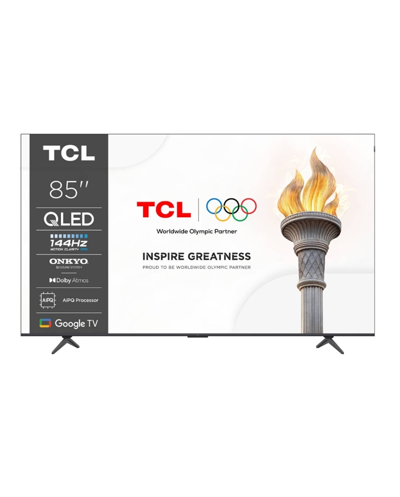 TCL QLED 85" 4K UHD GOOGLE TV 4HDMI 1USB F - 85P8K