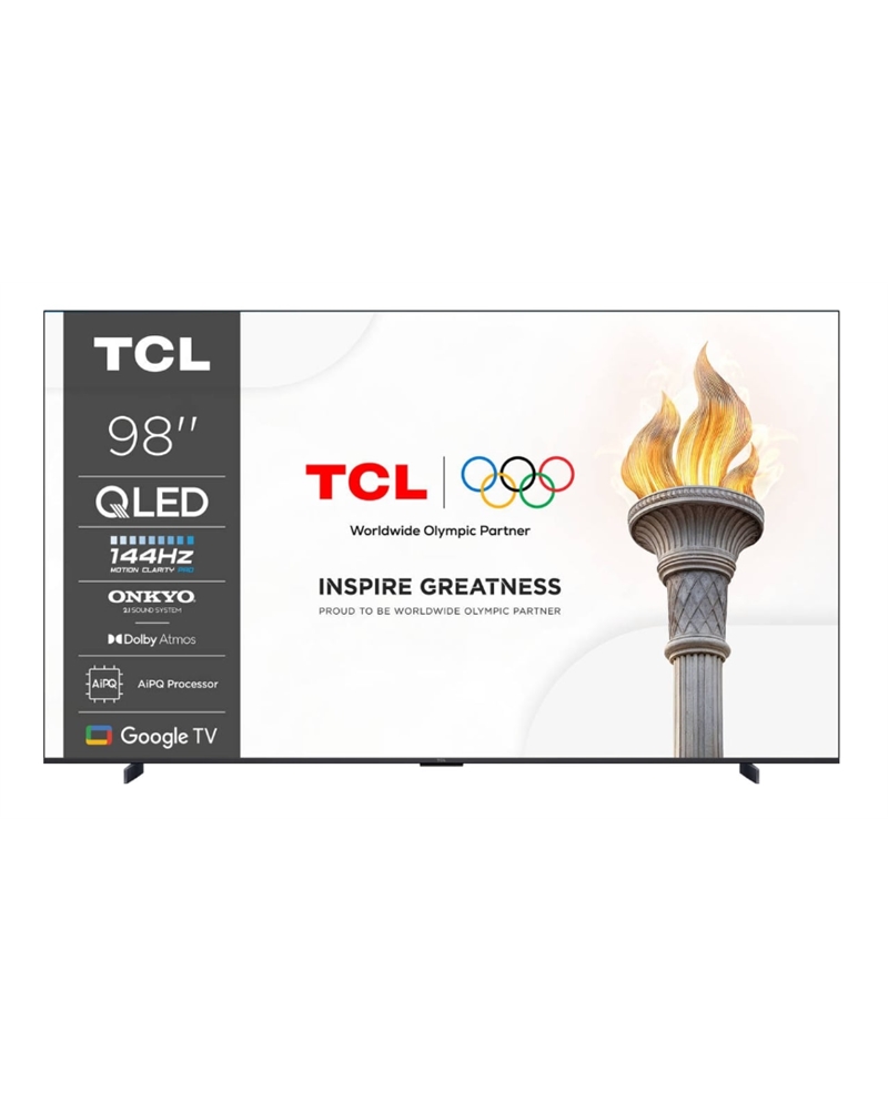TCL QLED 98" 4K UHD GOOGLE TV 4HDMI 1USB E - 98P8K
