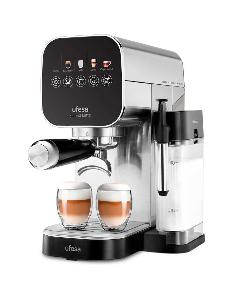 UFESA MAQUINA CAFE EXPRESSO 1360W 20BARES - SIENNALATTE