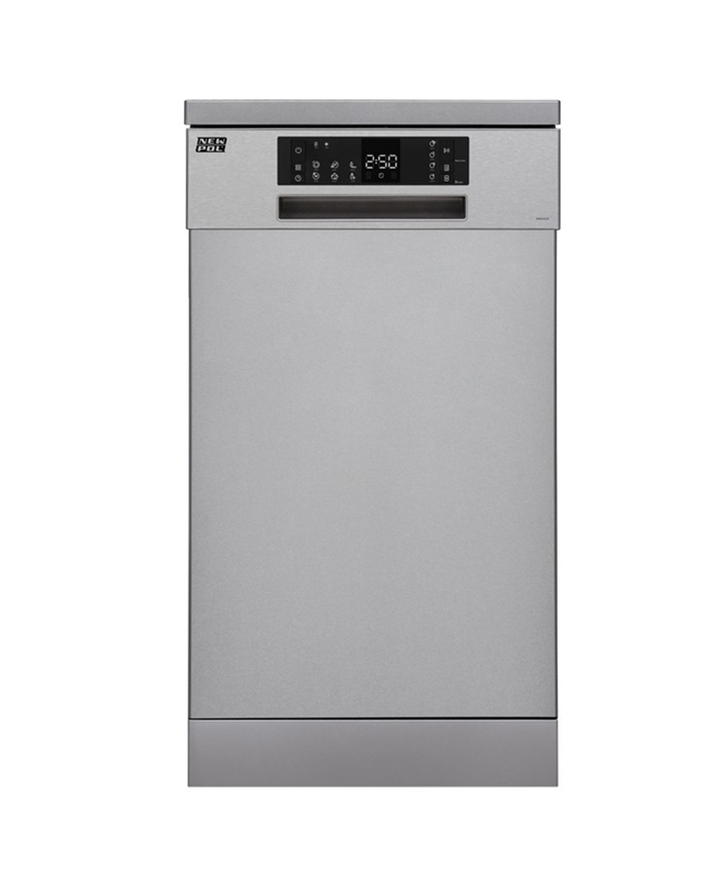 NEW POL MAQUINA LOUÇA 45CM 6PROG 10TALHERES INOX E - NWD456X1