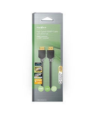 NEDIS CABO HDMI 2MT PRETO - CVBW34000AT20 NEDIS CABO HDMI 2MT PRETO - CVBW34000AT20
