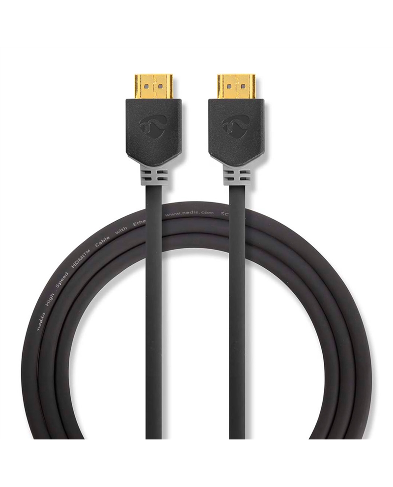 NEDIS CABO HDMI 2MT PRETO - CVBW34000AT20 NEDIS CABO HDMI 2MT PRETO - CVBW34000AT20