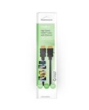 NEDIS CABO HDMI 1MT PRETO - CVGB34060BK10 NEDIS CABO HDMI 1MT PRETO - CVGB34060BK10