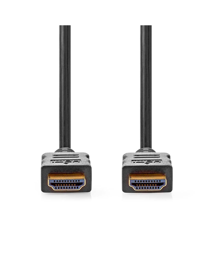 NEDIS CABO HDMI 1MT PRETO - CVGB34060BK10 NEDIS CABO HDMI 1MT PRETO - CVGB34060BK10