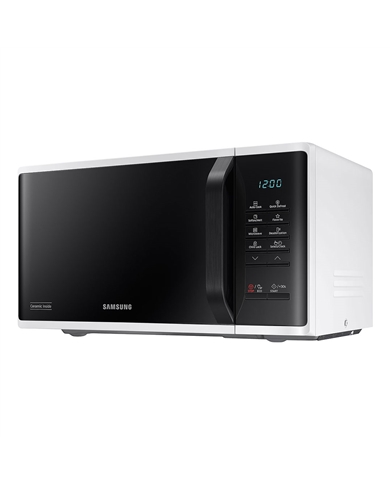 SAMSUNG MICROONDAS 23LT 800W S/GRILL BRANCO/PRETO #6 - MS23K3513AWEC SAMSUNG MICROONDAS 23LT 800W S/GRILL BRANCO/PRETO #6 - MS23K3513AWEC