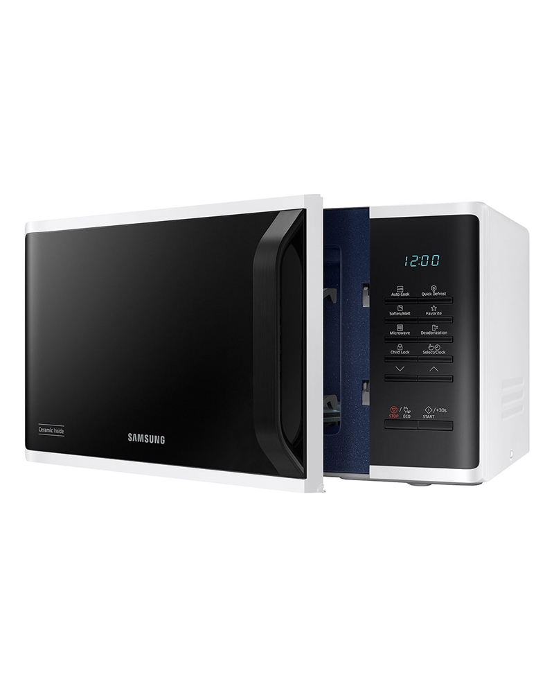 SAMSUNG MICROONDAS 23LT 800W S/GRILL BRANCO/PRETO #2 - MS23K3513AWEC