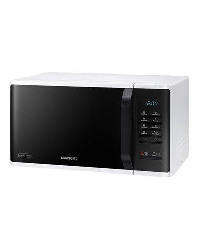 SAMSUNG MICROONDAS 23LT 800W S/GRILL BRANCO/PRETO #4 - MS23K3513AWEC SAMSUNG MICROONDAS 23LT 800W S/GRILL BRANCO/PRETO #4 - MS23K3513AWEC