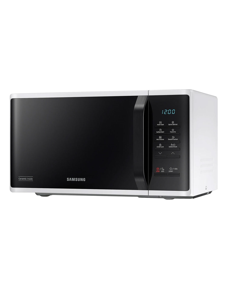 SAMSUNG MICROONDAS 23LT 800W S/GRILL BRANCO/PRETO #5 - MS23K3513AWEC