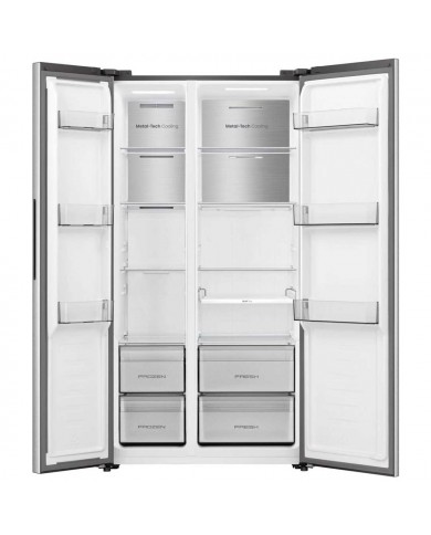 HISENSE SIDE BY SIDE 1786X911X600 527LT LOOK INOX E HISENSE SIDE BY SIDE 1786X911X600 527LT LOOK INOX E