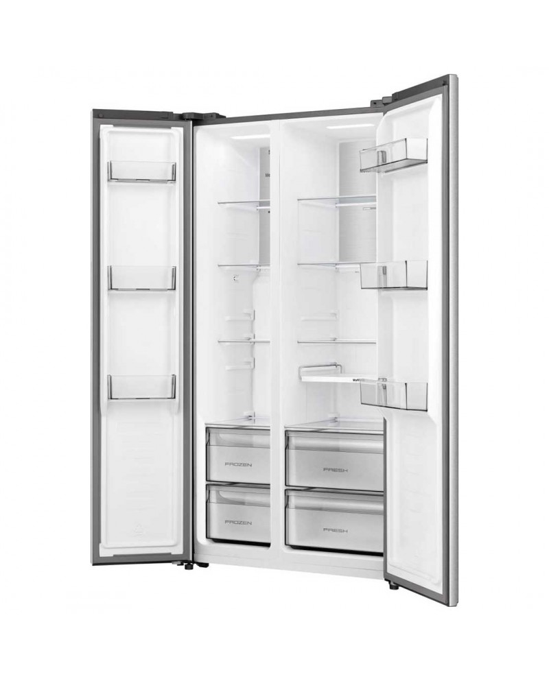 HISENSE SIDE BY SIDE 1786X911X600 527LT LOOK INOX E