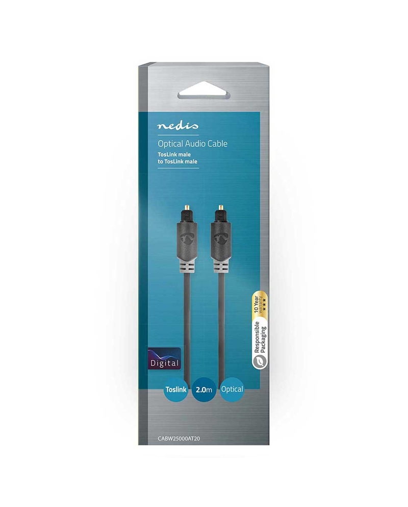 NEDIS CABO AUDIO M/M 2MT - CABW25000AT20 NEDIS CABO AUDIO M/M 2MT - CABW25000AT20