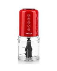 HAEGER PICADORA 500W CAPACIDADE 200GR LAMINA AÇO INOX VERMEL - CH50W009A