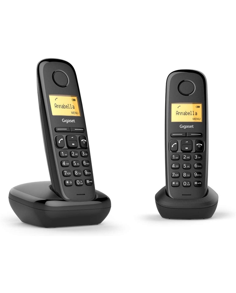 GIGASET TELEFONE S/FIOS DUO BLACK - A170DUO