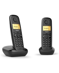 GIGASET TELEFONE S/FIOS DUO BLACK - A170DUO