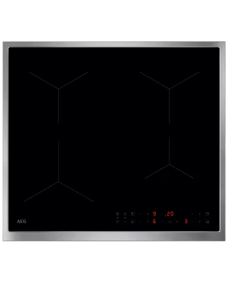 AEG PLACA INDUÇAO 60CM POWERBOOST ARO INOX - TN64IA00XB