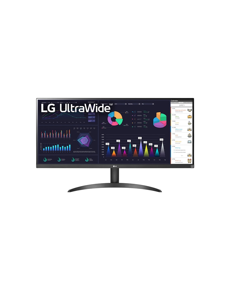 LG MONITOR 34" IPS FULL HD PRETO ULTRAWIDE - 34WQ500B