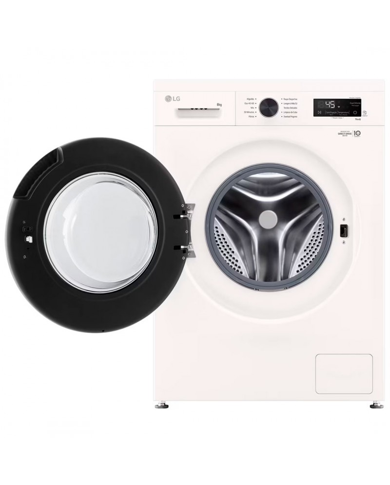 LG MAQUINA ROUPA 8KG 1400RT AI DD STEAM A