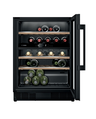 BOSCH CAVE VINHO 818X598X581MT 108LT 44 GARRAFAS G - KUW21AHG0 BOSCH CAVE VINHO 818X598X581MT 108LT 44 GARRAFAS G - KUW21AHG0
